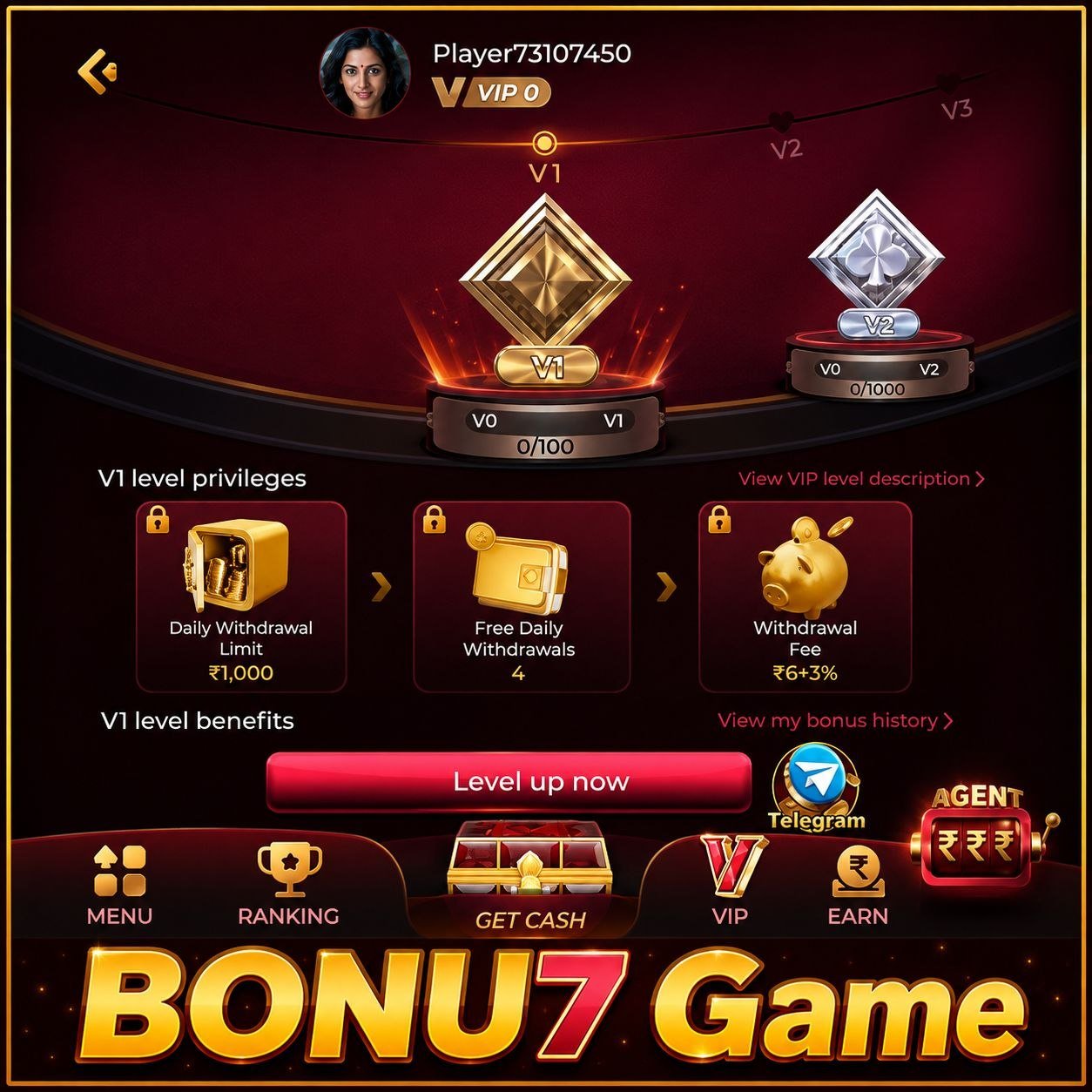 BONU7 Download page featuring casino games, slot machines, sports betting, and exclusive bonus rewards.